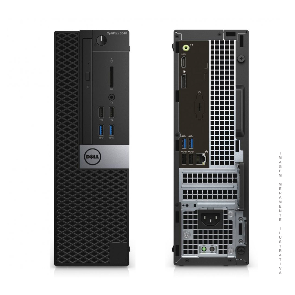Kit Computador Dell Optiplex 5040 Core i5 6ªGen SSD 240GB 8GB Win 10 Pro + Monitor BrazilPC 22WR-75FHD 21.5P Full HD image number 3